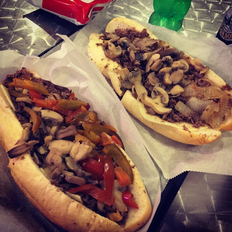 Authentic Philly cheesesteaks at Two K's Steaks